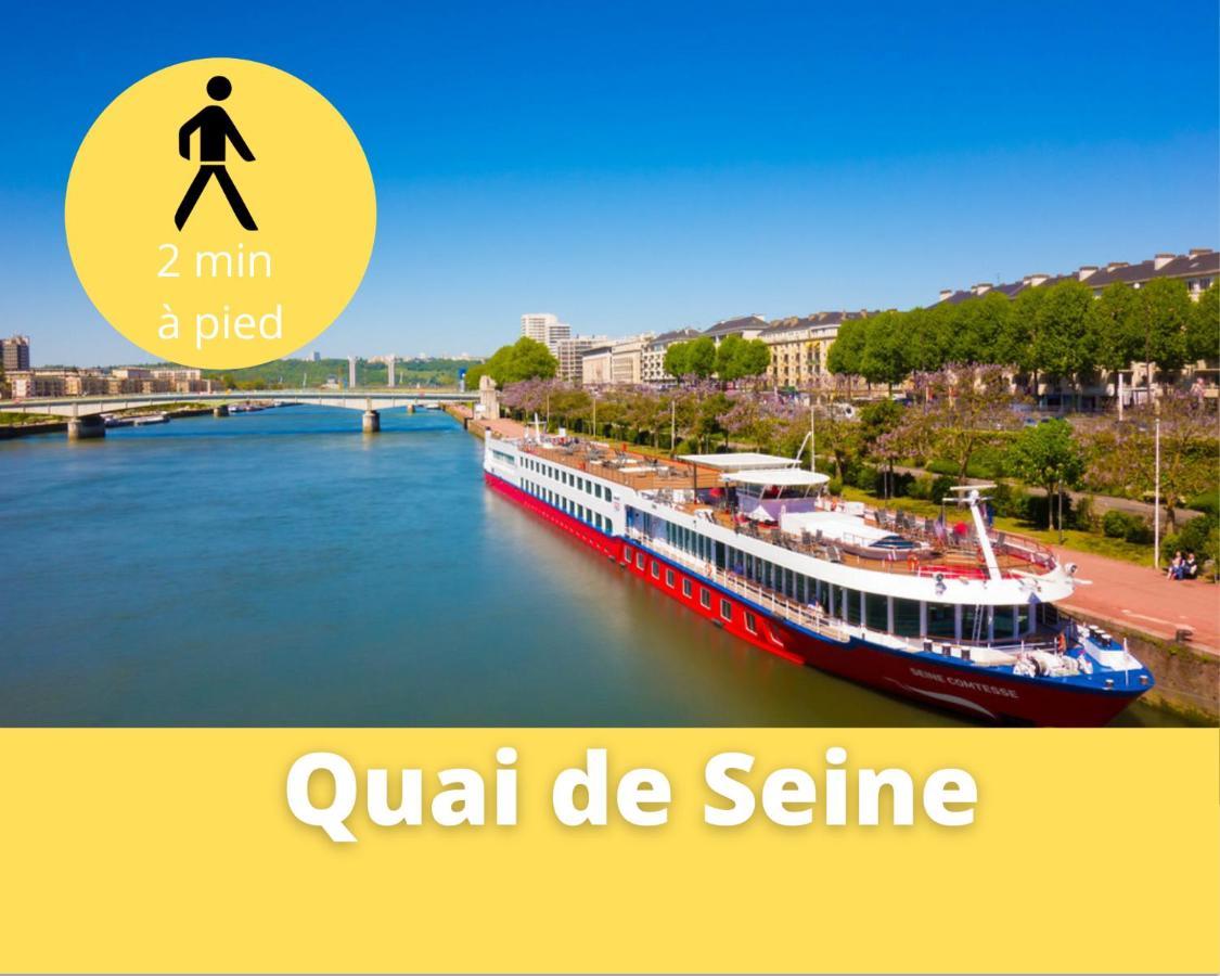 Vicomte/Cosy-Hypercentreville-Rouen/Netflix-Wifi/ 외부 사진