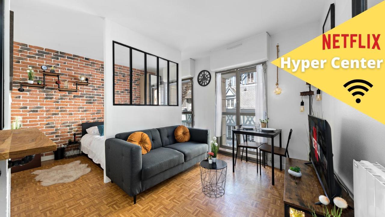 Vicomte/Cosy-Hypercentreville-Rouen/Netflix-Wifi/ 외부 사진